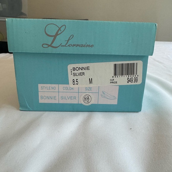 L Lorraine Bonnie Silver Dress Shoes - Picture 11 of 11